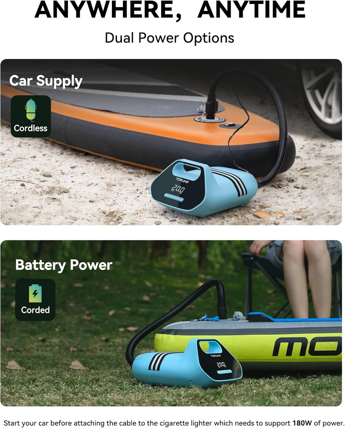TOPUMP TPS300 Electric Paddle Board Pump