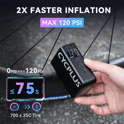 Cycplus AS2 Pro Max Mini Bike Pump 2025
